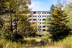 Grossinger's Catskill Resort Hotel in Liberty, Sullivan County in the Catskill Mountains, NY.  Oct. 2015.