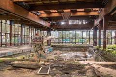 Grossinger's Catskill Resort Hotel in Liberty, Sullivan County in the Catskill Mountains, NY.  Oct. 2015.