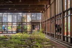 Grossinger's Catskill Resort Hotel in Liberty, Sullivan County in the Catskill Mountains, NY.  Oct. 2015.