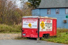 Hamlet of Parksville by Liberty, Sullivan County in the Catskill Mountains, NY.  Oct. 2015.