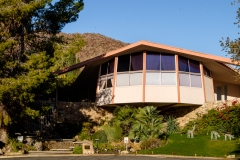 Alexander House (the House of Tomorrow), Vista Las Palmas Estates (Palmer & Krisel, 1962, for the Alexander Construction Company).  Dec. 2015.