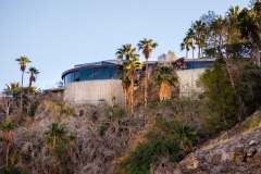 Elrod House, 2175 Southridge Drive (John Lautner, 1968).  Dec. 2015.