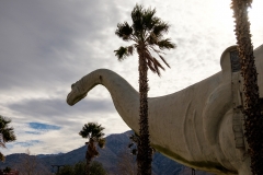 Cabazon Dinosaurs, a roadside attraction in Cabazon off I-10 northwest of Palm Springs